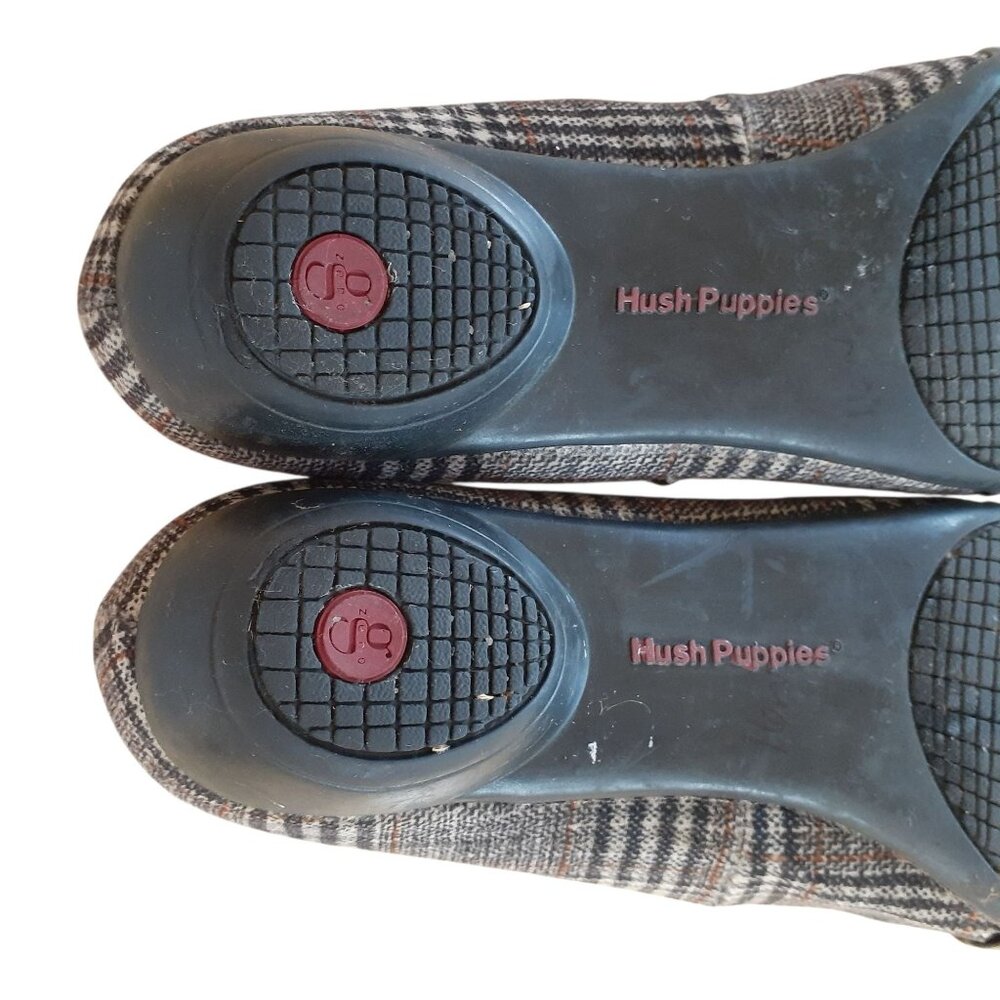 Hush Puppies Achelle Ballerina Flat Shoes Womens Size 7M Multi Plaid Slip On - Picture 3 of 4